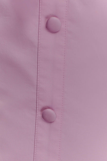 Robe midi à col halter Simona - Rose poudré