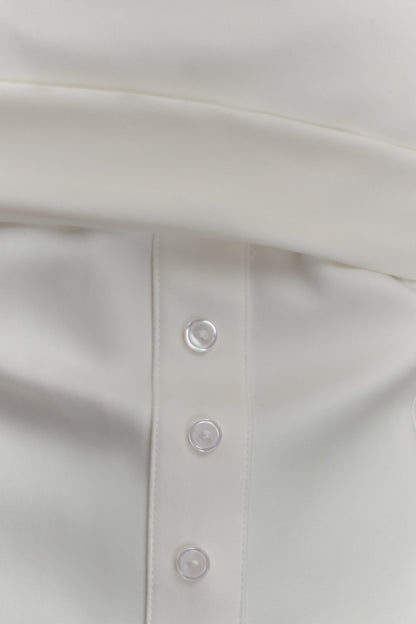 Haut en coton sans bretelles Zillah - Blanc