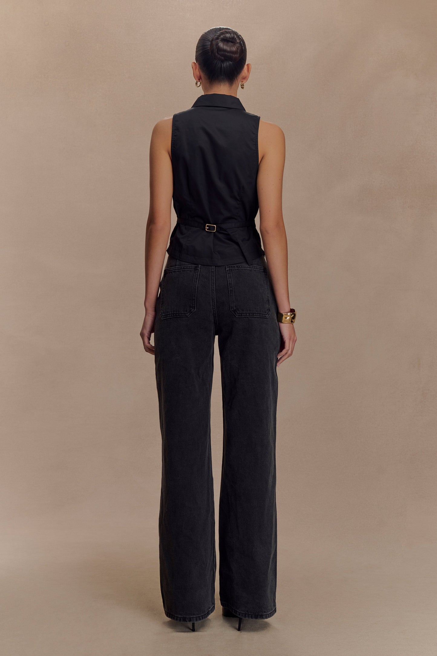 Halter sans manches Selene - Noir