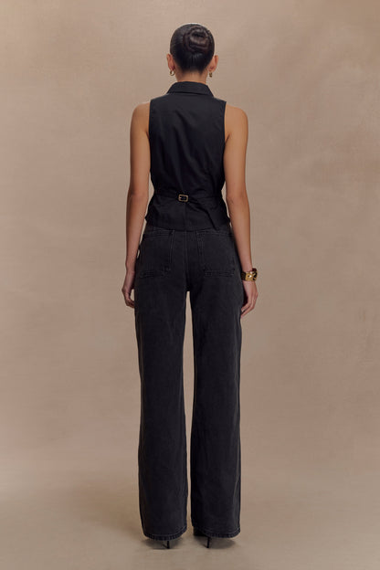 Halter sans manches Selene - Noir