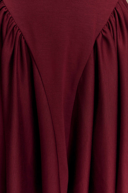 Mini-robe en jersey scuba Sharon - Vin rouge