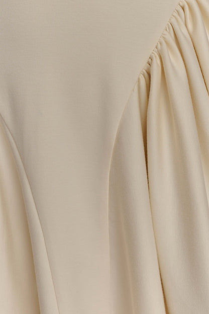 Mini-robe Sharon en jersey scuba - Ivoire