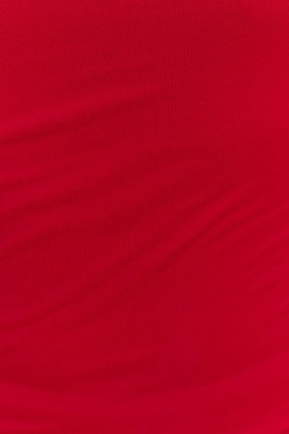 Mariposa Haut-col encolure halter - Rouge