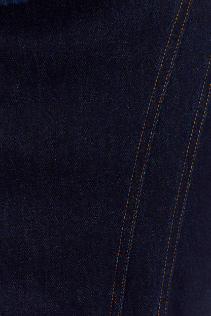 Jupe Maxi en Denim Alma - Bleu Indigo