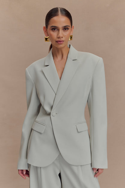 Blazer de costume à taille ajustée Jameson - Sureau clair