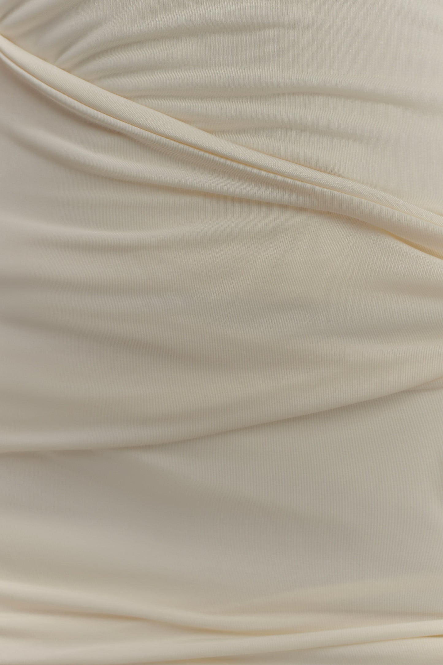 Robe Maxi Kaiden en Satin Perlé - Ivoire