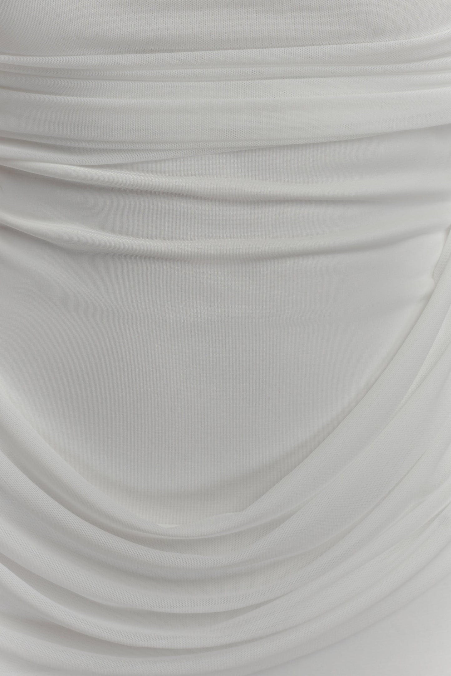 Robe Maxi Gabrielle en Jersey et Maille - Blanc