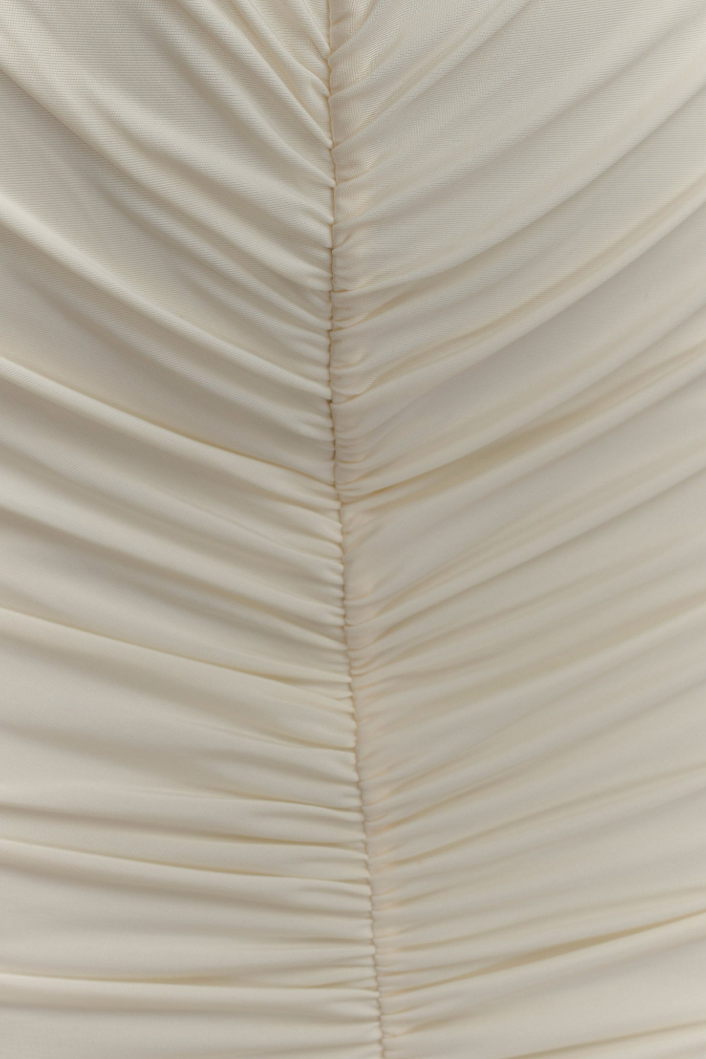 Robe Maxi Étroite à Manches Longues Louisa - Ivoire