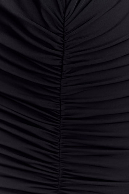 Robe Maxi Étroite à Manches Longues Louisa - Noir