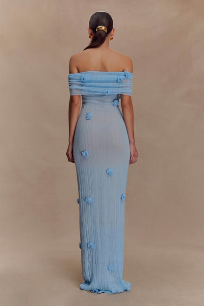 Robe Maxi Tricot Brynn Orchid - Bleu Bébé