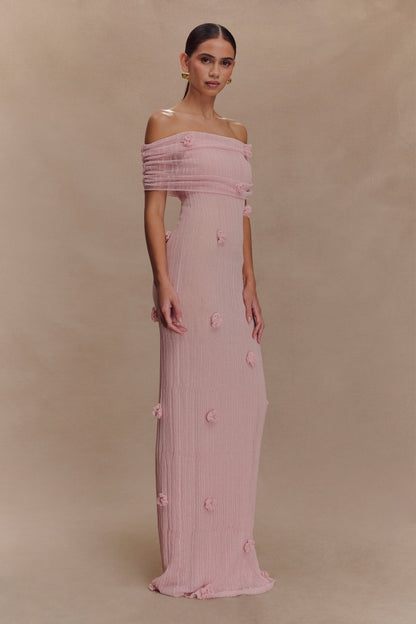 Robe Maxi Tricot Brynn Orchid - Rose Pastel