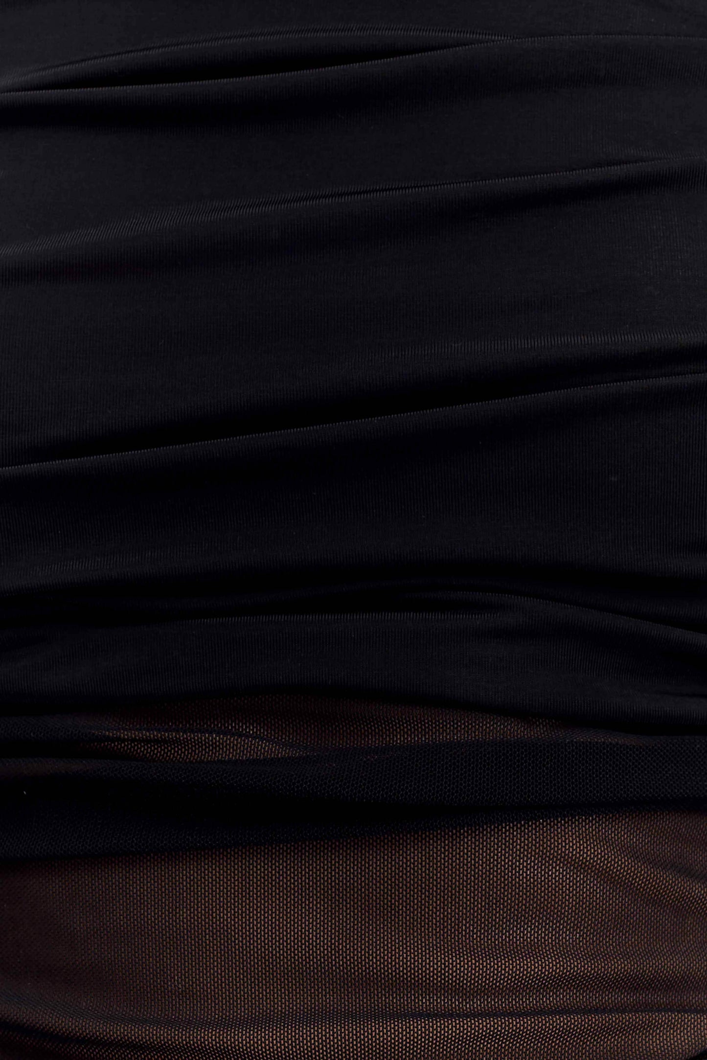 Top à une épaule Dahlia - Noir