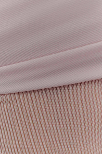 Top à une épaule Dahlia - Rose pâle