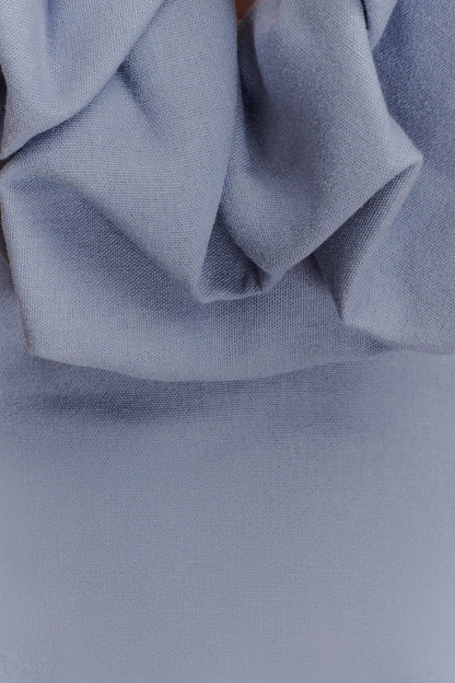 Robe Maxi en Lin Carolyn - Bleu Cendré