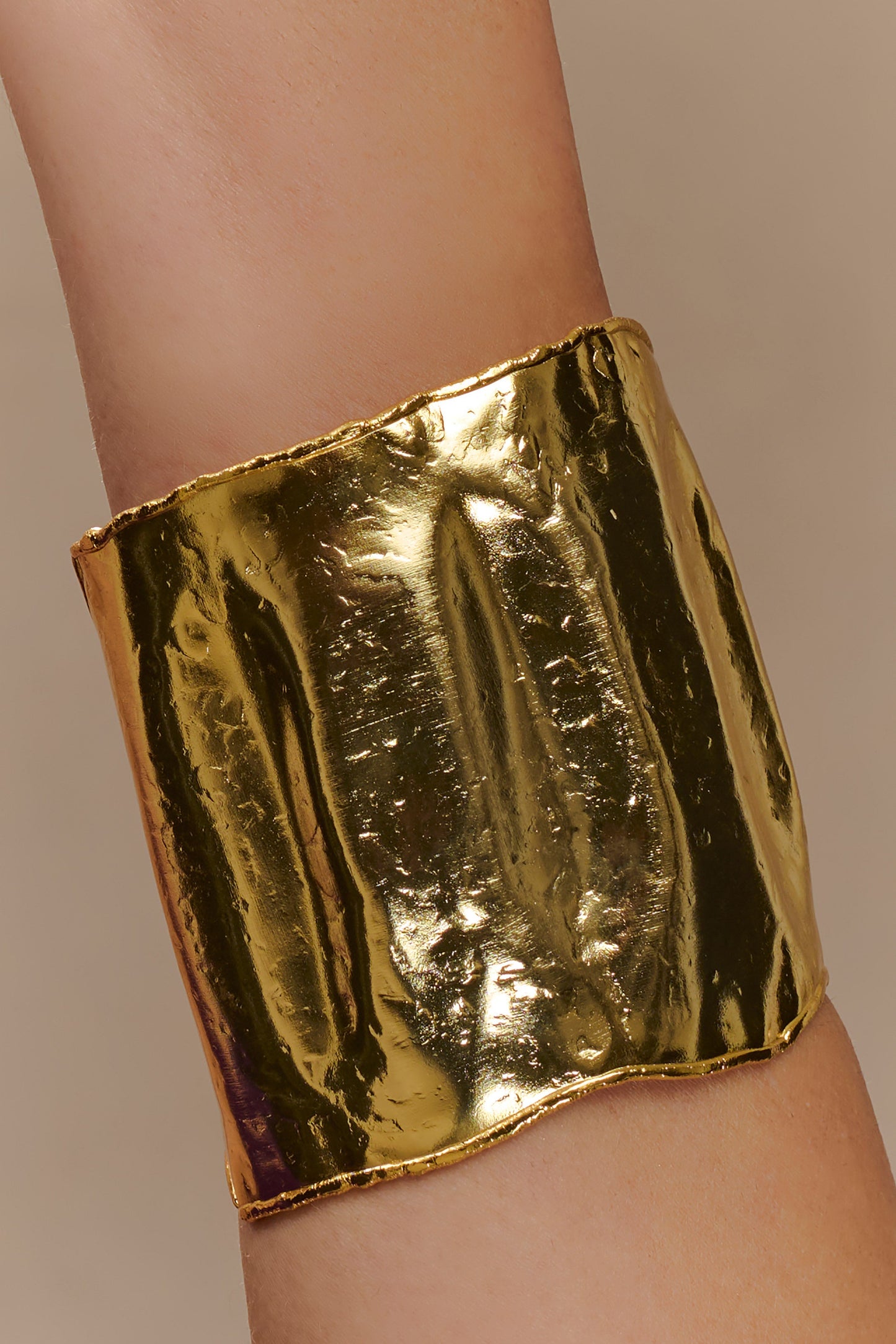 Bracelet Ilania à texture - Or