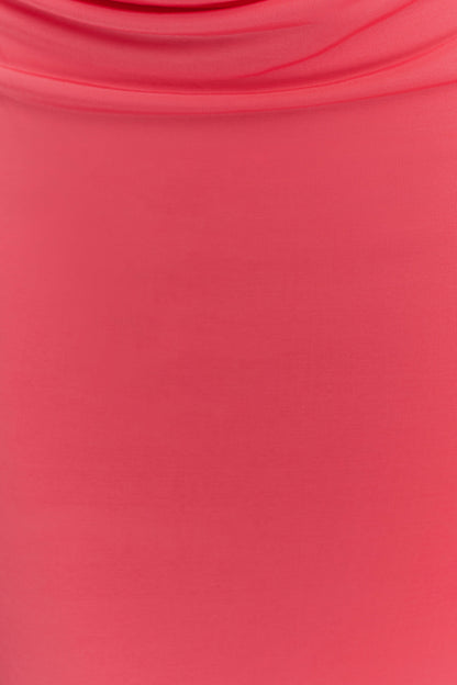 Robe Maxi Slinky sans Bretelles Madison - Corail