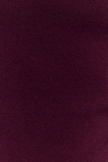 Top en tricot Miles à épaules dénudées - Prune