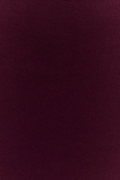 Jupe Maxi en Tricot Miles - Prune
