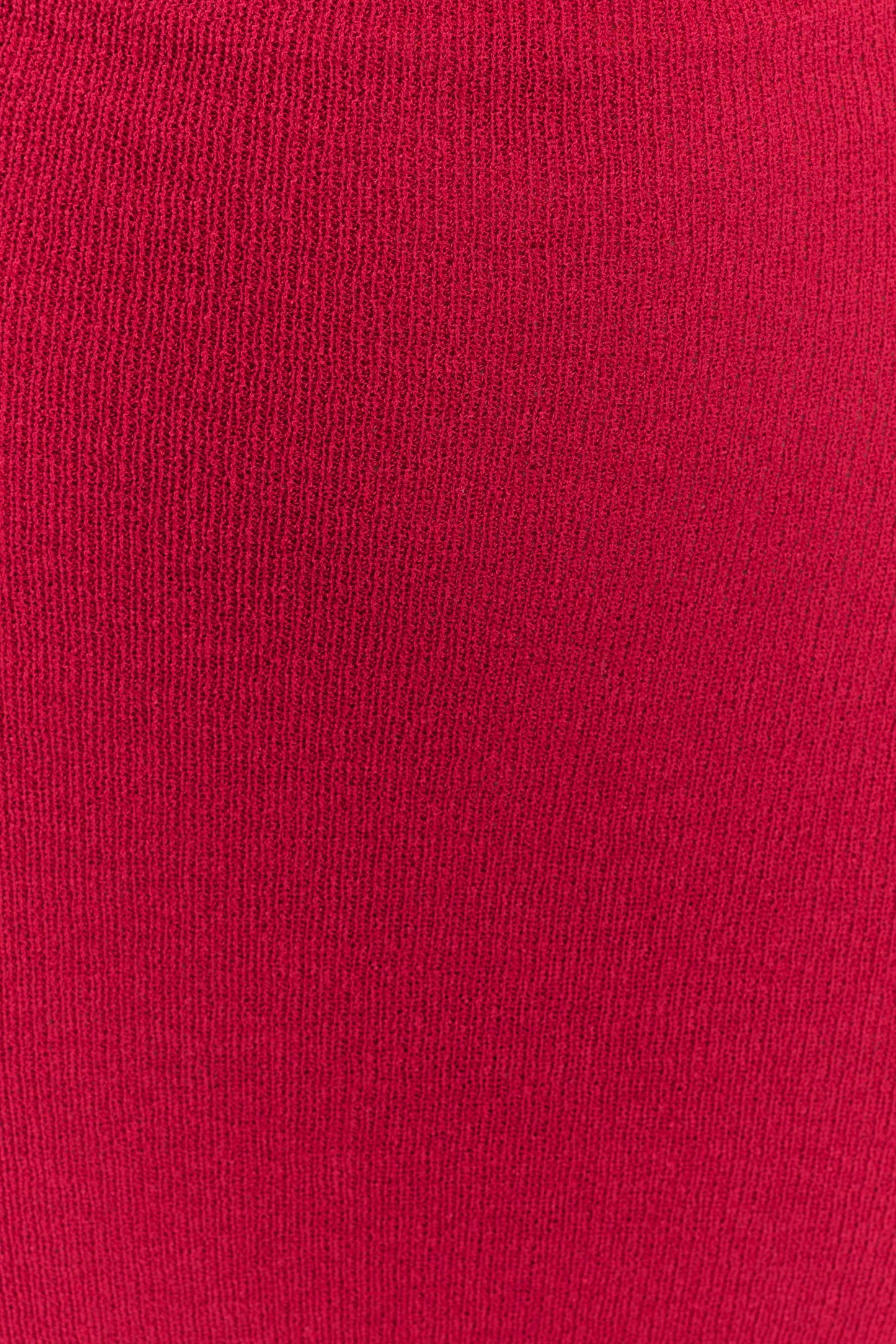 Robe Maxi Tricot Col Chandail Ayella - Framboise