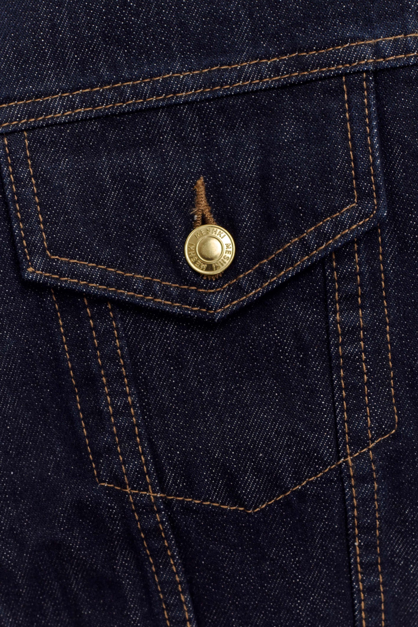Veste en jean à taille ajustée Kirra - Bleu indigo délavé