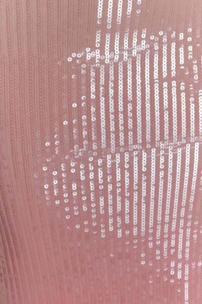 Robe Maxi Sequin Sans Bretelles Miranda - Rose Ombré