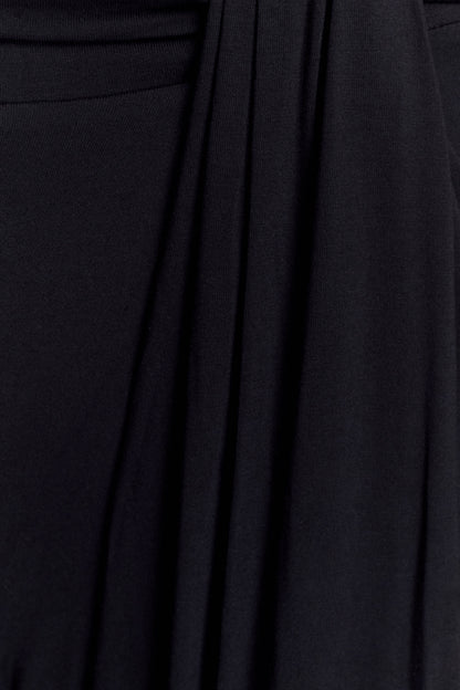 Pantalon droit en modal Ramona - Noir