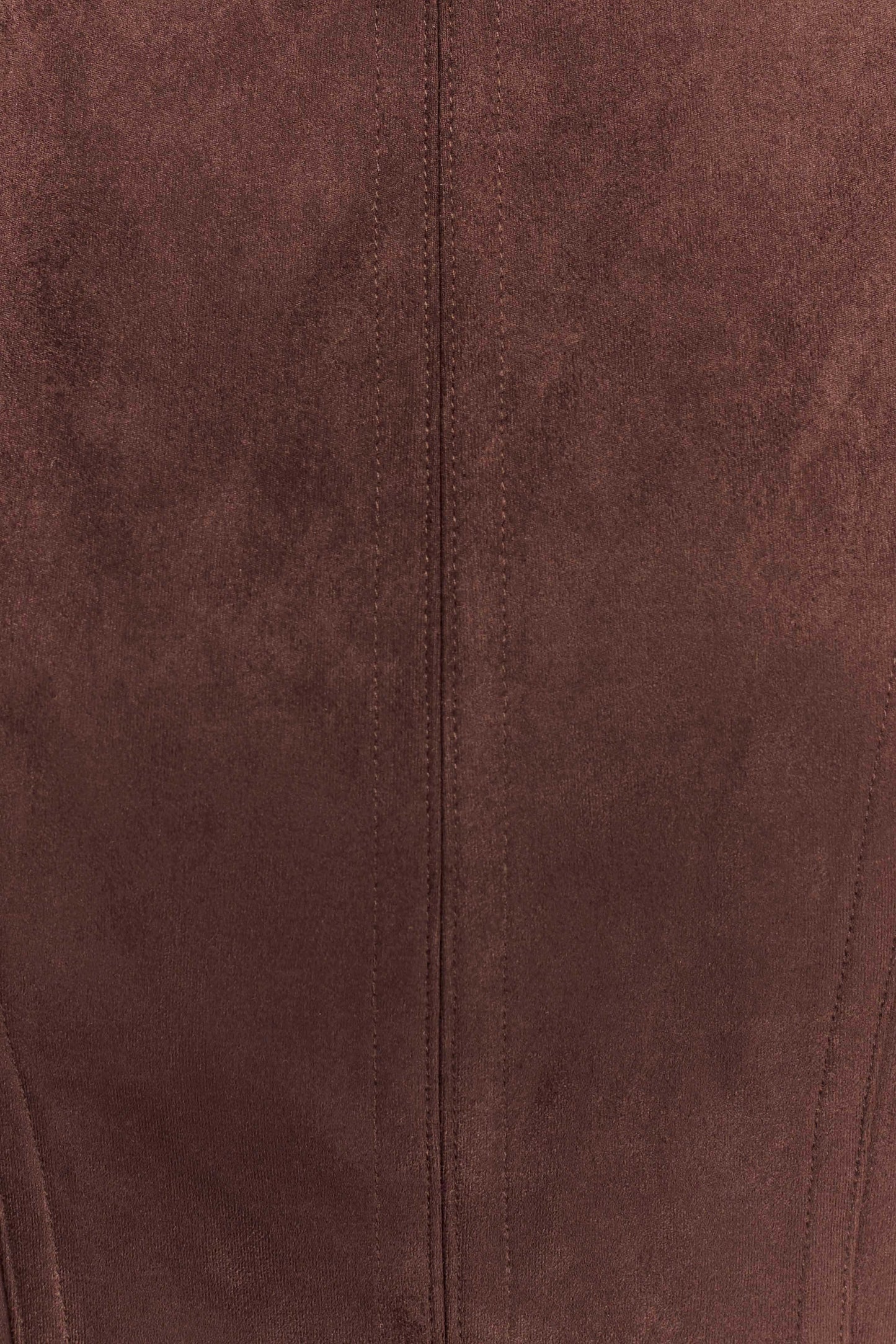 Halter en simili daim Logan - Chocolat noir