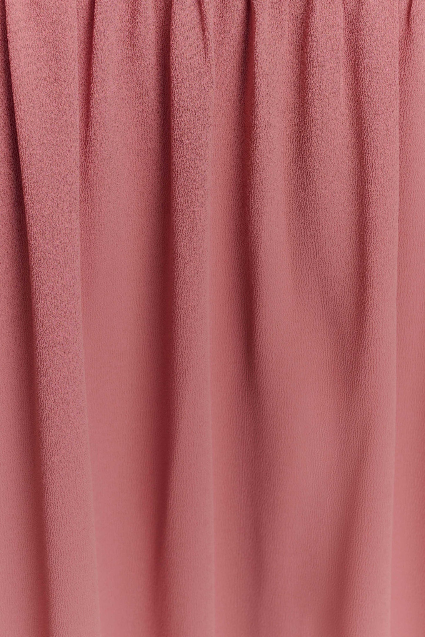 Robe midi en mousseline de soie Georgina - Rose brûlé