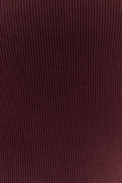 Maillot de sport Maeva à col rond - Chocolat