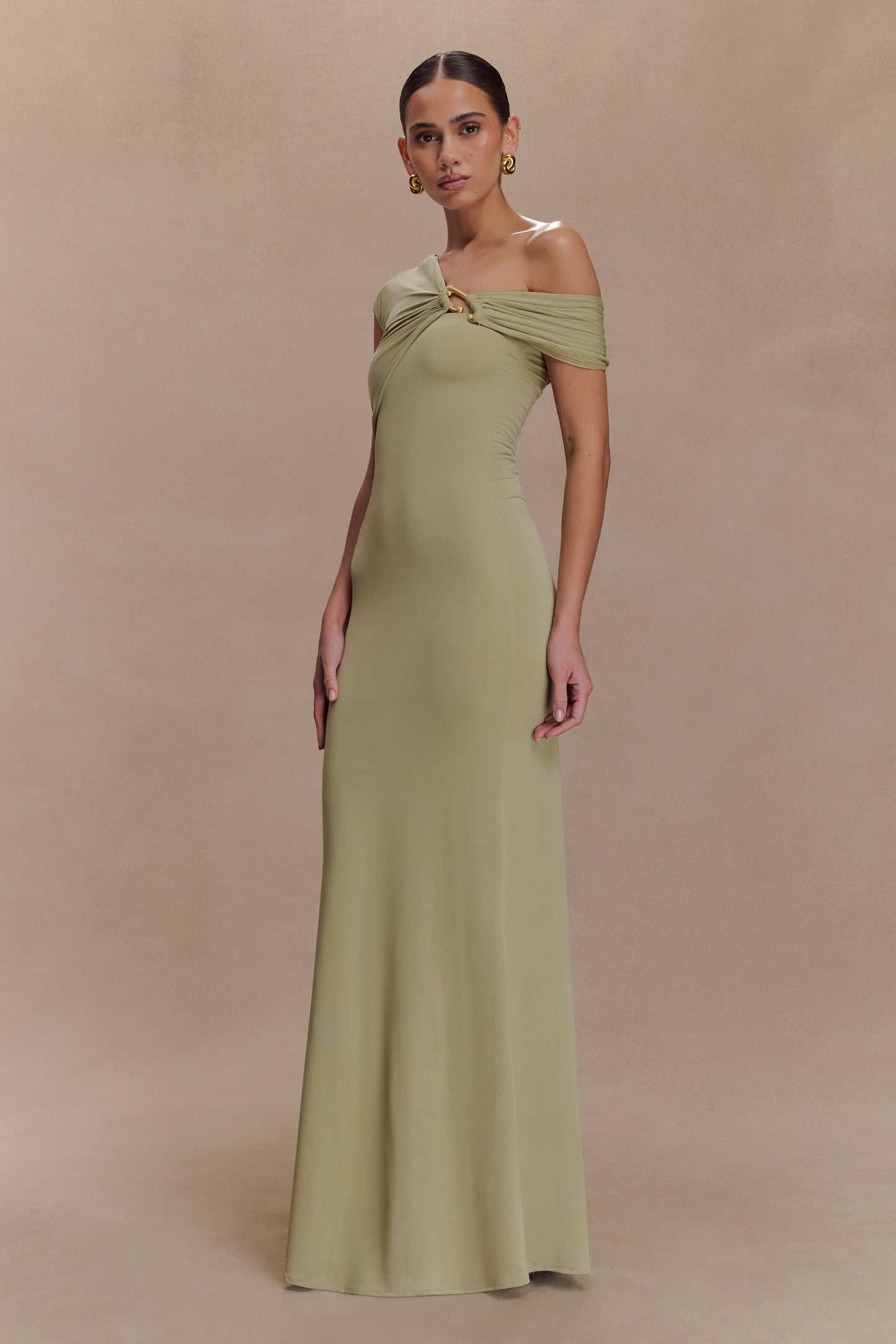 Robe Maxi Asymétrique et Étroite Ashford - SAGE