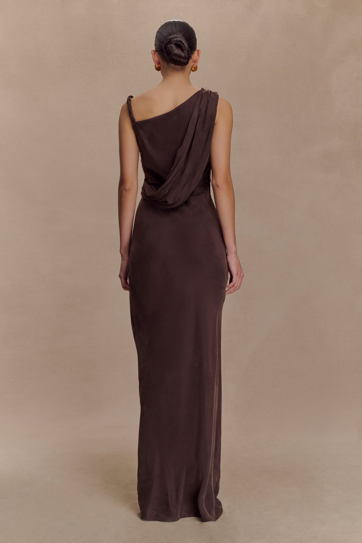 Robe Maxi Dégradée Lorieanne - Chocolat Noir