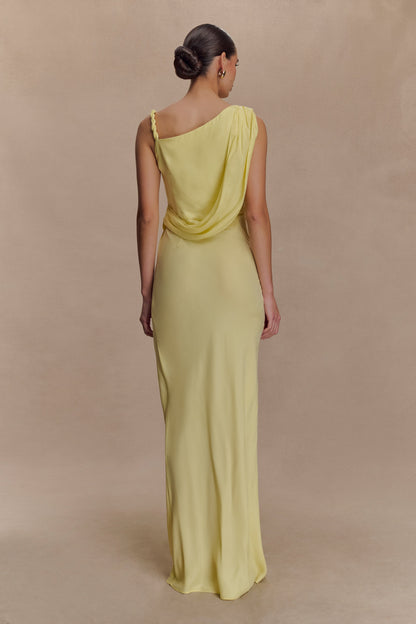 Robe Maxi Découpe Lorieanne - Citron
