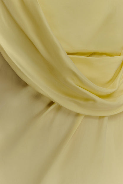 Robe Maxi Découpe Lorieanne - Citron
