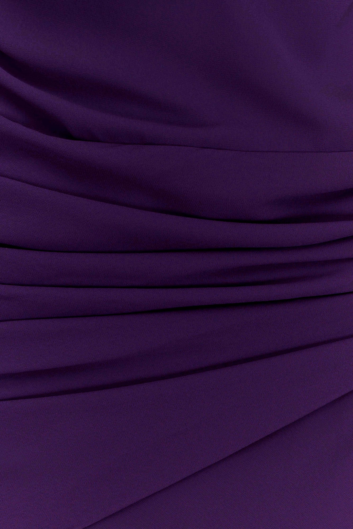 Robe Maxi Giulia en Chiffon à Drapé - Violette
