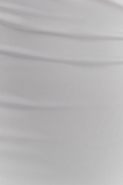 Robe Maxi Lottie Slinky avec fente - Blanche