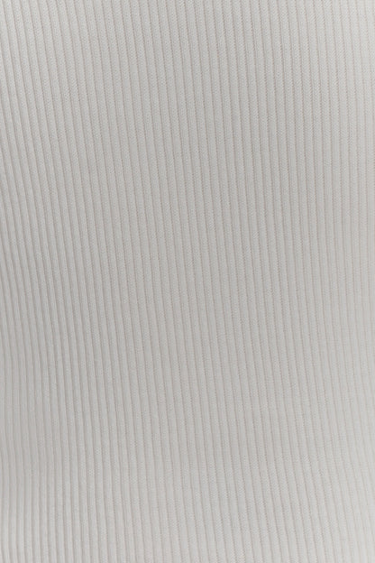 Maeva, débardeur à col rond - Ivoire