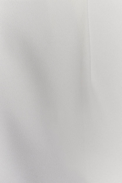 Pantalon droit en satin Fatima - Blanc