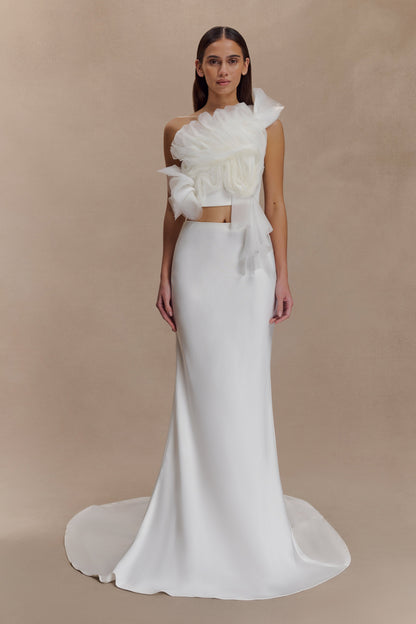 Top de mariée Sena - Blanc