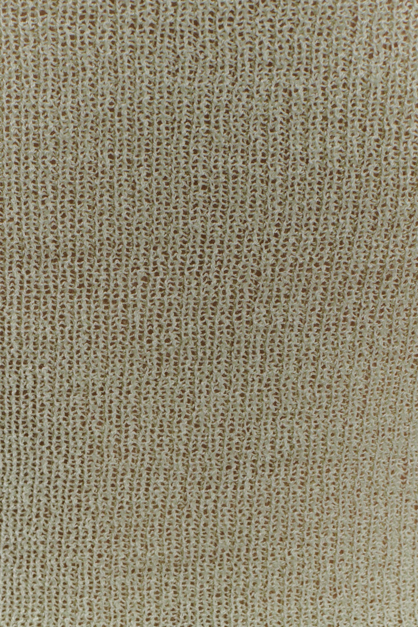 Top en tricot à col montant et manches longues Elowen - Vert pastel