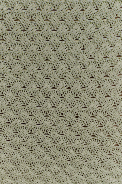 Terrymae Crochet Mini Skirt - Pastel Green