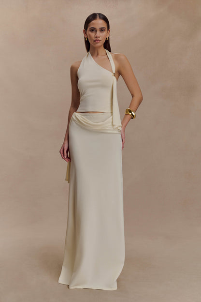 Halter en Tricot Xanthia - Ivoire
