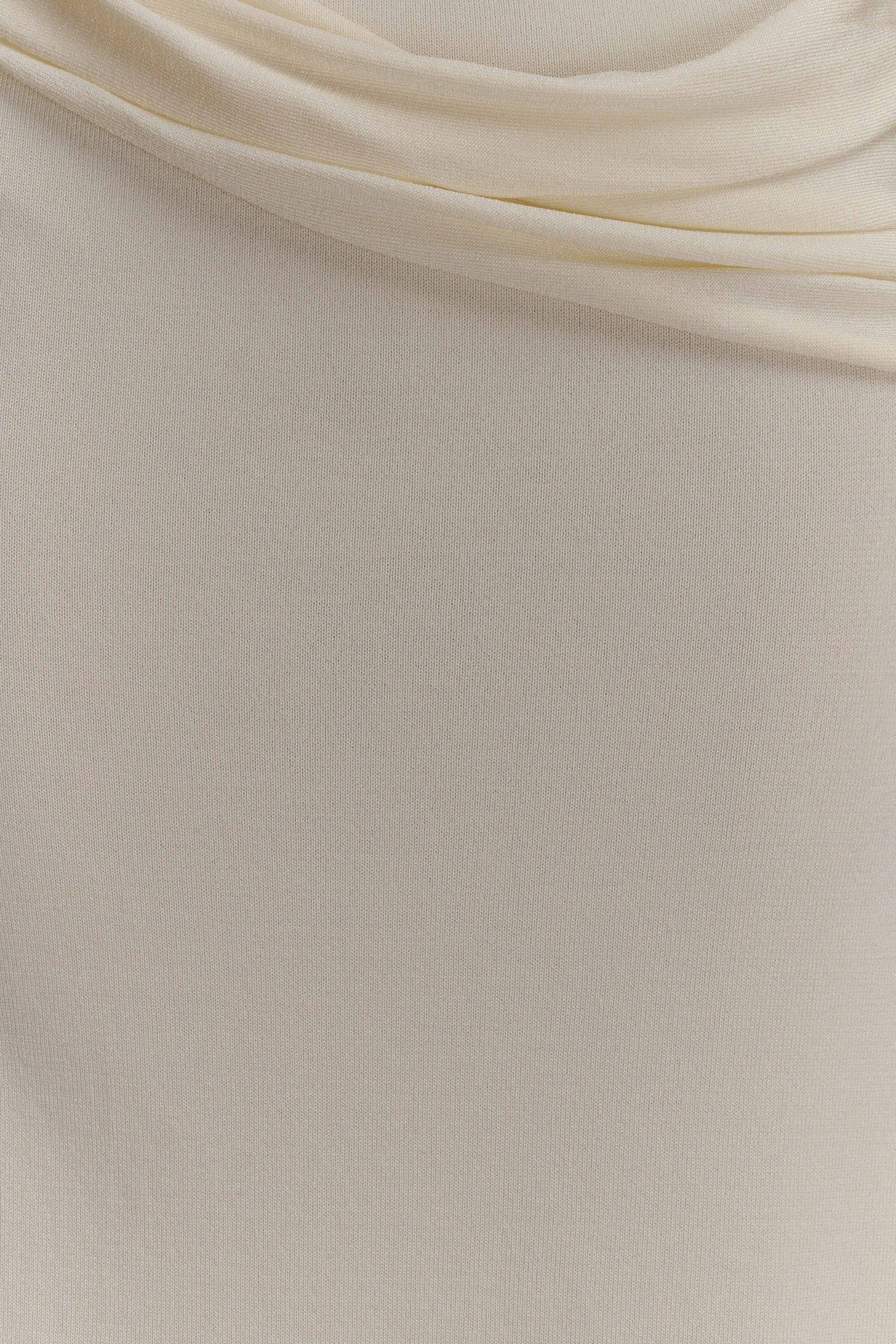 Jupe Maxi Tricotée à Taille Basse Bowie - Ivoire