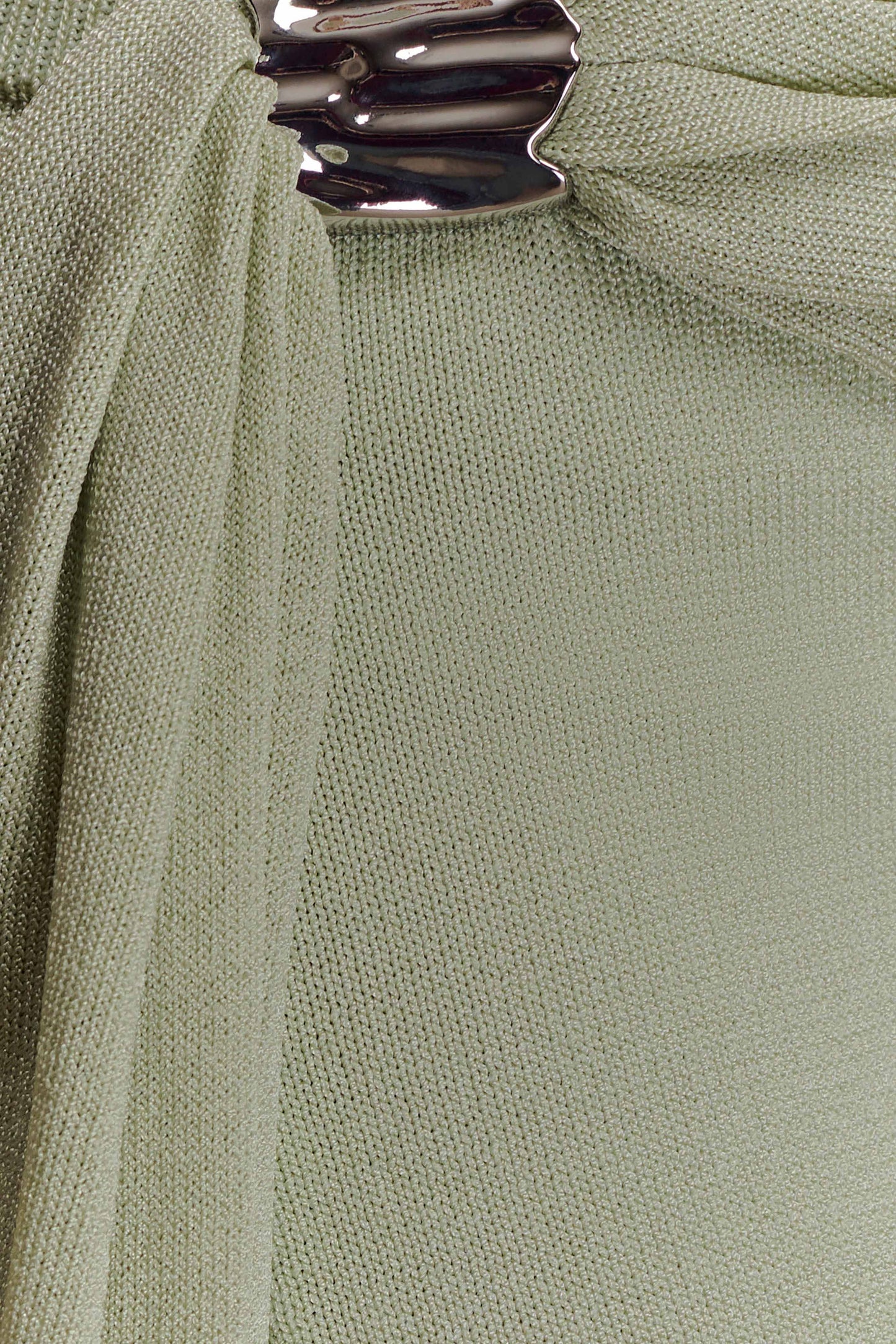 Jupe Maxi Tricotée à Taille Basse Bowie - Vert Pastel