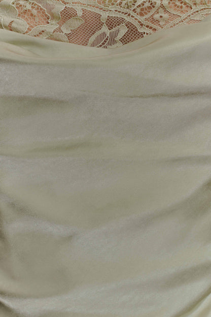 Robe Maxi en Dentelle et Satin Isadora - Sève