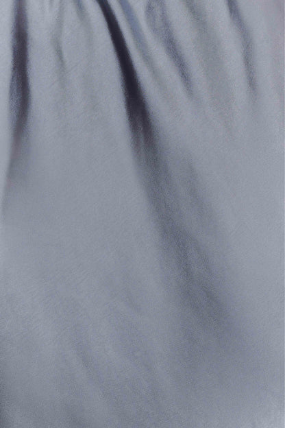 Bella Robe Maxi Satin Halter - Bleu Glacé