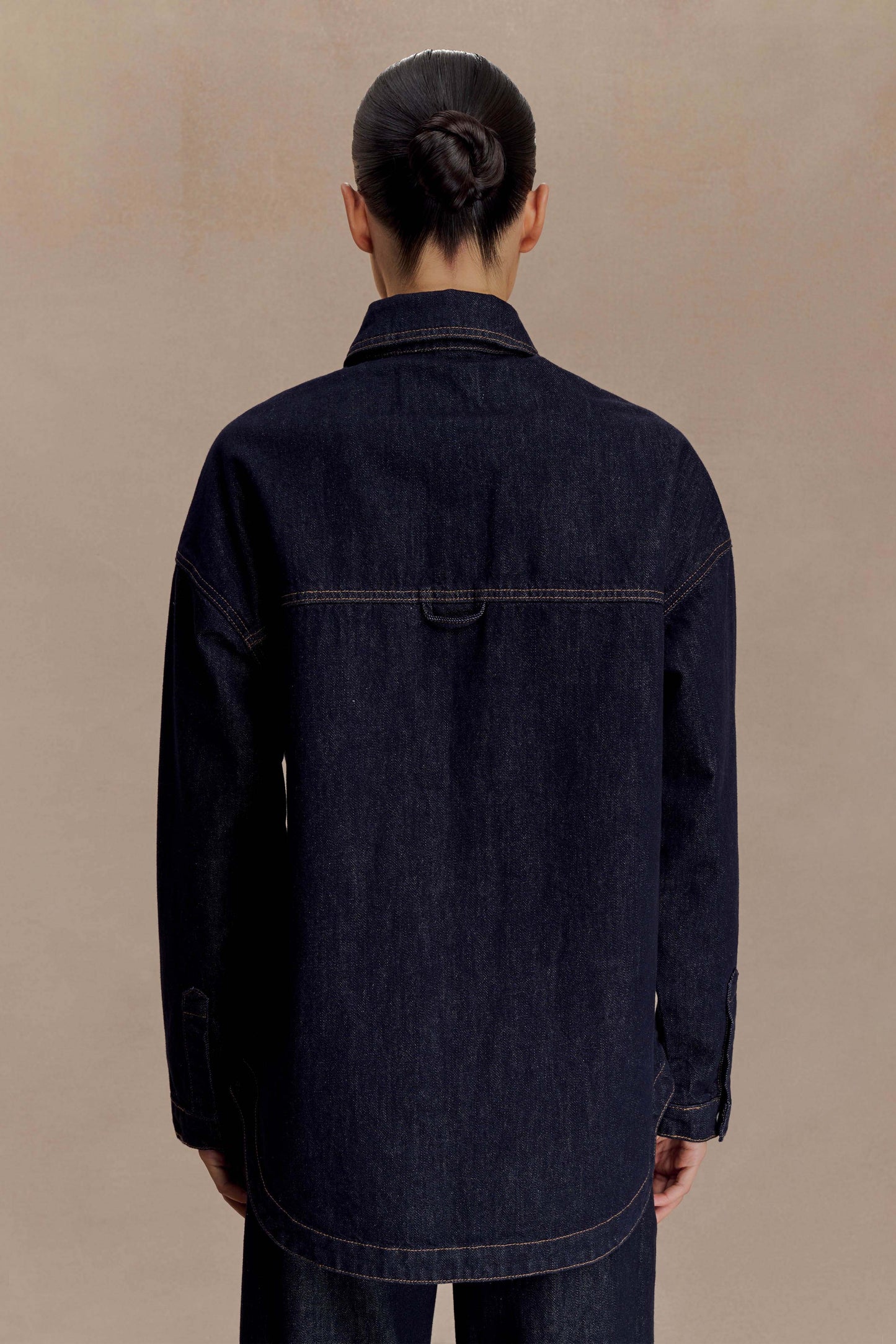 Chemise en jean oversize Lioda - Bleu indigo délavé