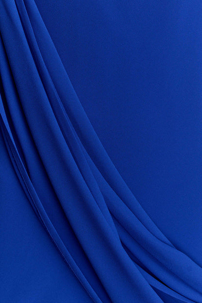 Leena Robe Maxi en Chiffon - Cobalt