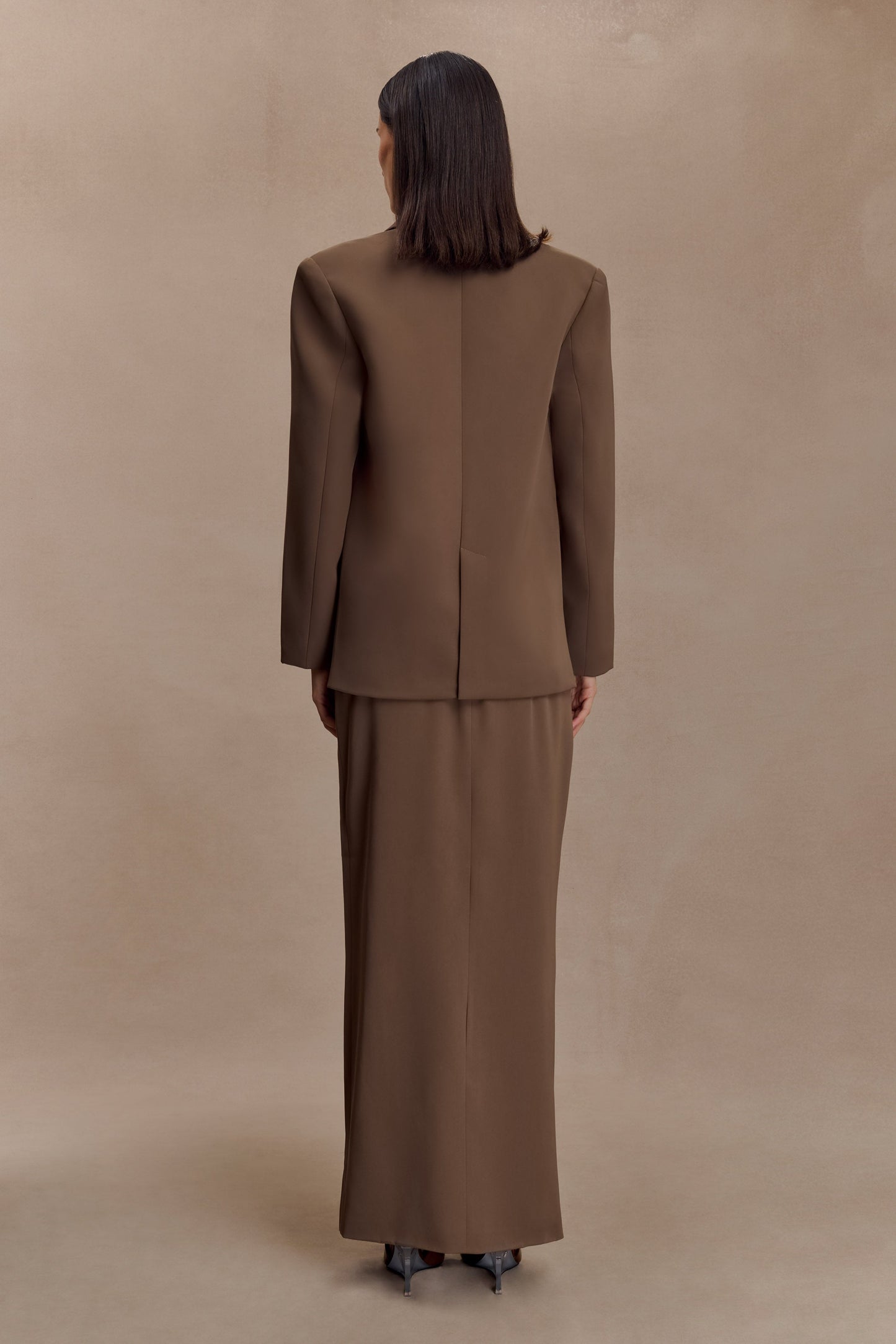 Blazer ample Mateo - Brun cacao