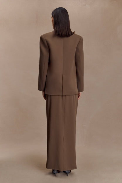 Jupe Maxi Cassie - Brun Cacao