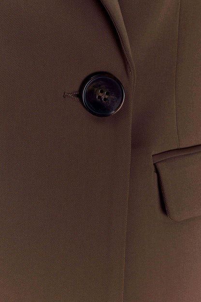 Blazer ample Mateo - Brun cacao